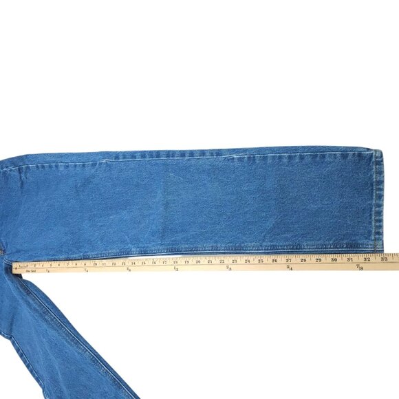 Carhartt Relaxed Fit Jeans Mens Size 30 x 33 Denim 5 Pocket Tapered Leg B17 DST - Picture 5 of 15